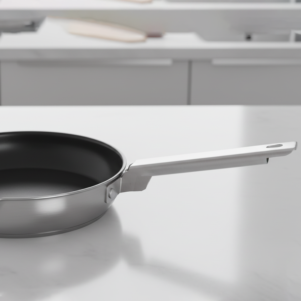 B-008 Square Tube Stainless Steel Handle – Durable, Heat-Resistant Design for Premium Cookware