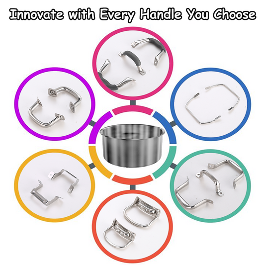 Stainless Steel Side Loop Handles Collection for Cookware – Rivet or Weld-on Mount