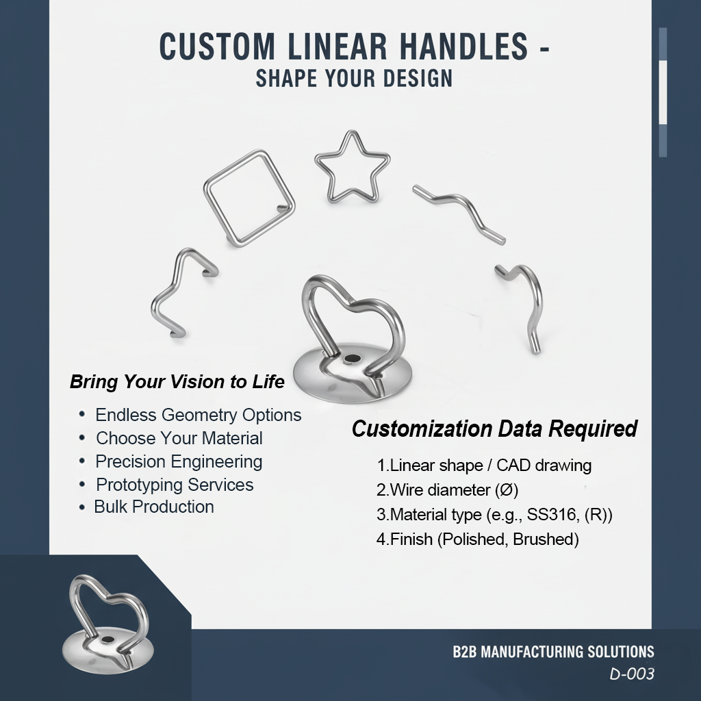 LineGrip Handle Series Stainless Steel Lid Knob for Cookware & Replacement Pot Lids