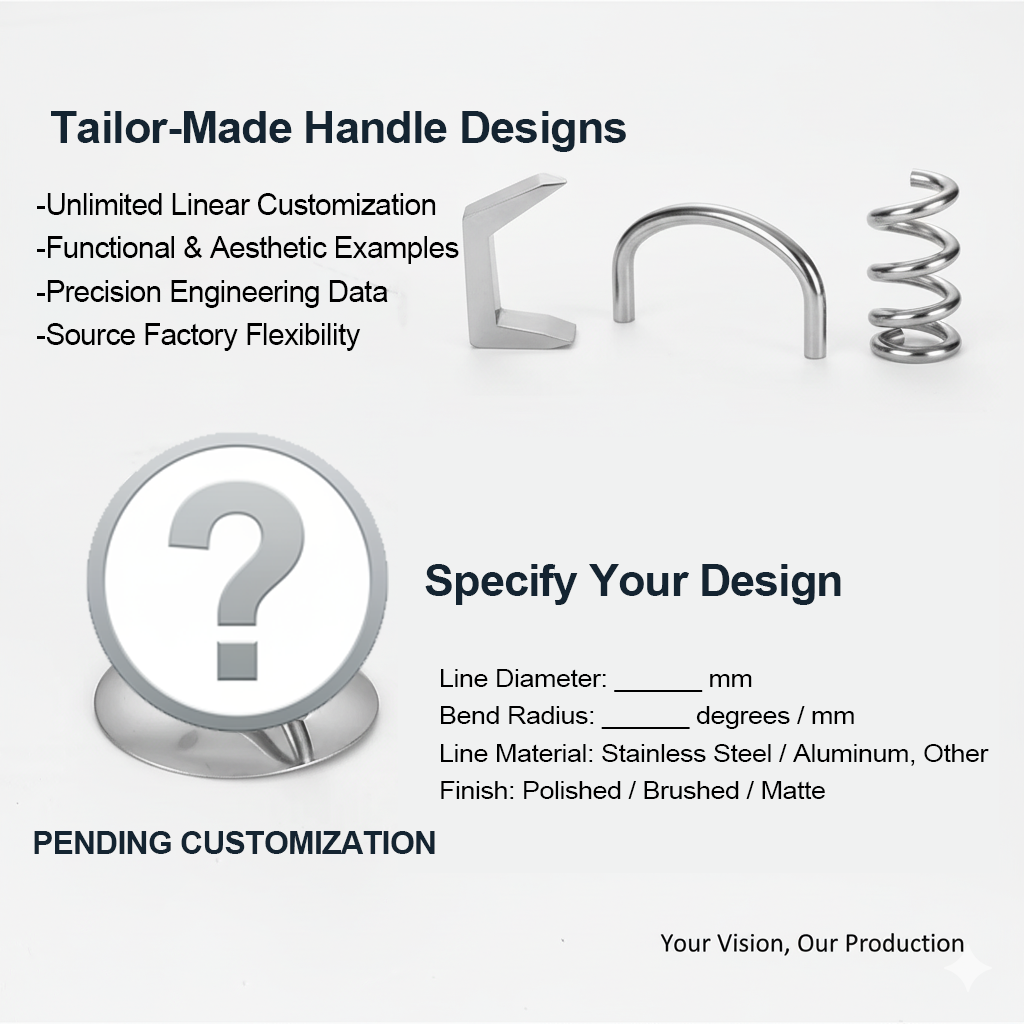 LineGrip Handle Series Stainless Steel Lid Knob for Cookware & Replacement Pot Lids