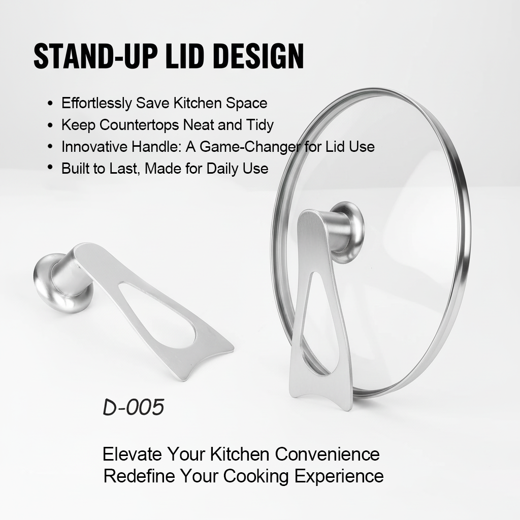 StandUp Handle-Stainless Steel Lid Knob for Cookware & Replacement Pot Lids