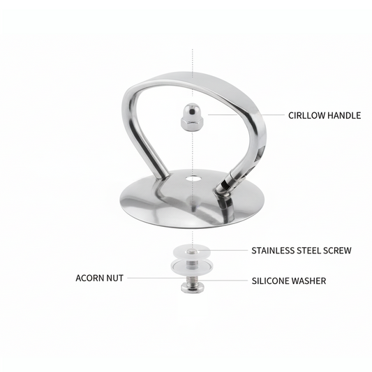 LineGrip Handle Series Stainless Steel Lid Knob for Cookware & Replacement Pot Lids