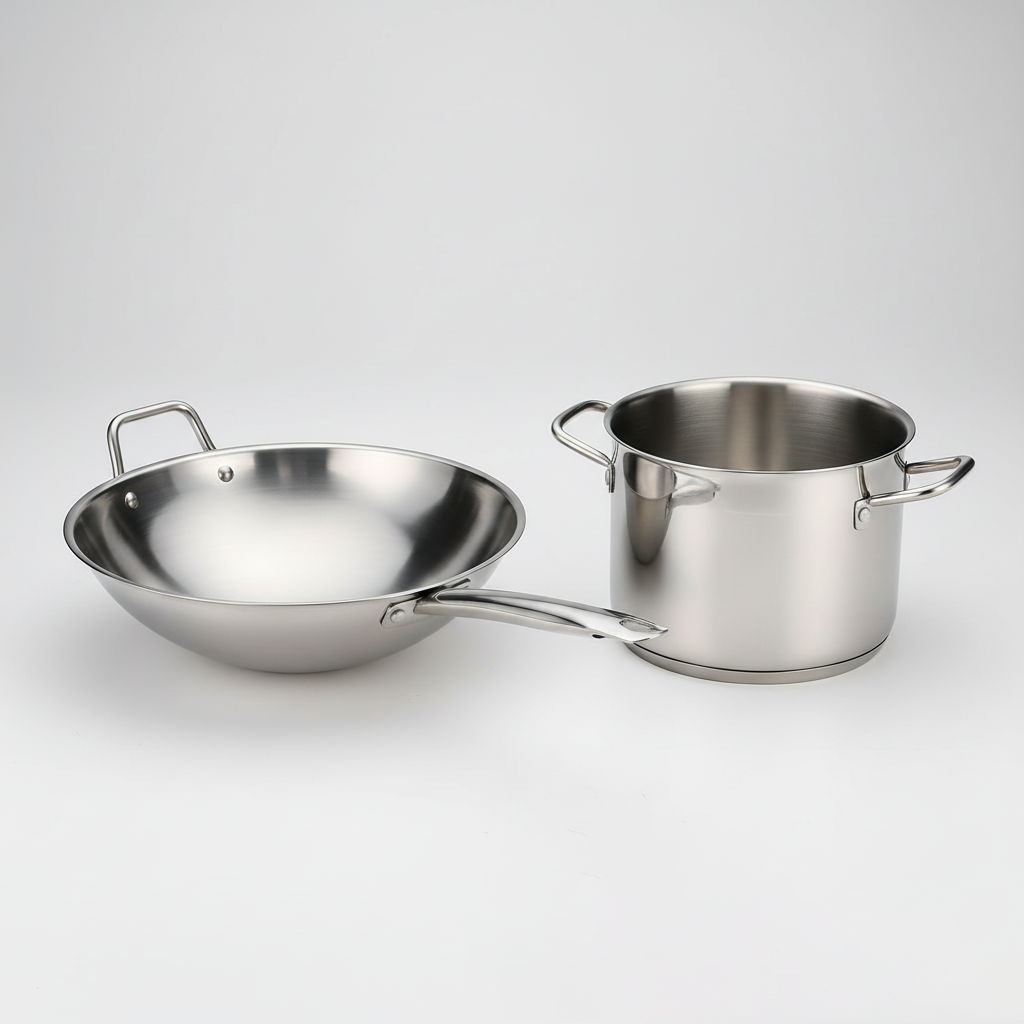 B-001 Hollow-Core Stainless Steel Cookware Handle