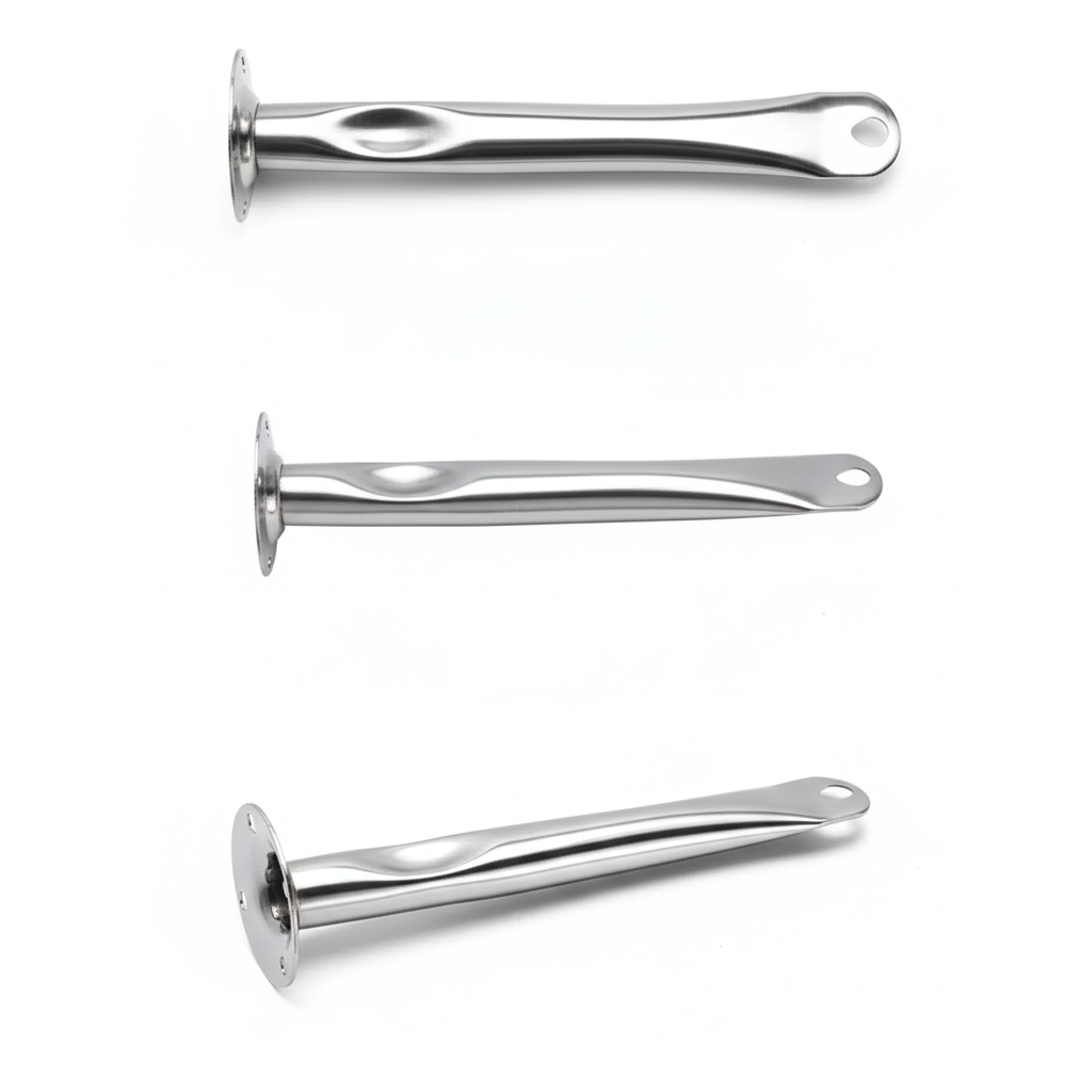 B-002 Vented Hollow-Core Stainless Steel Handle