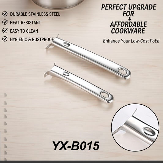B-015 Hollow-Core Stainless Steel Cookware Handle-Extended Base Handles