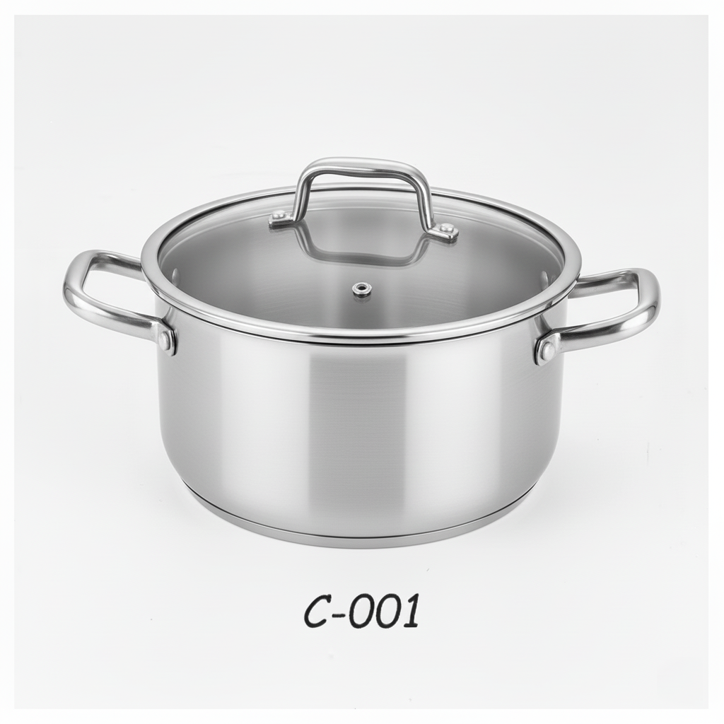 C-001 Hollow-Core Stainless Steel Side Loop Handles