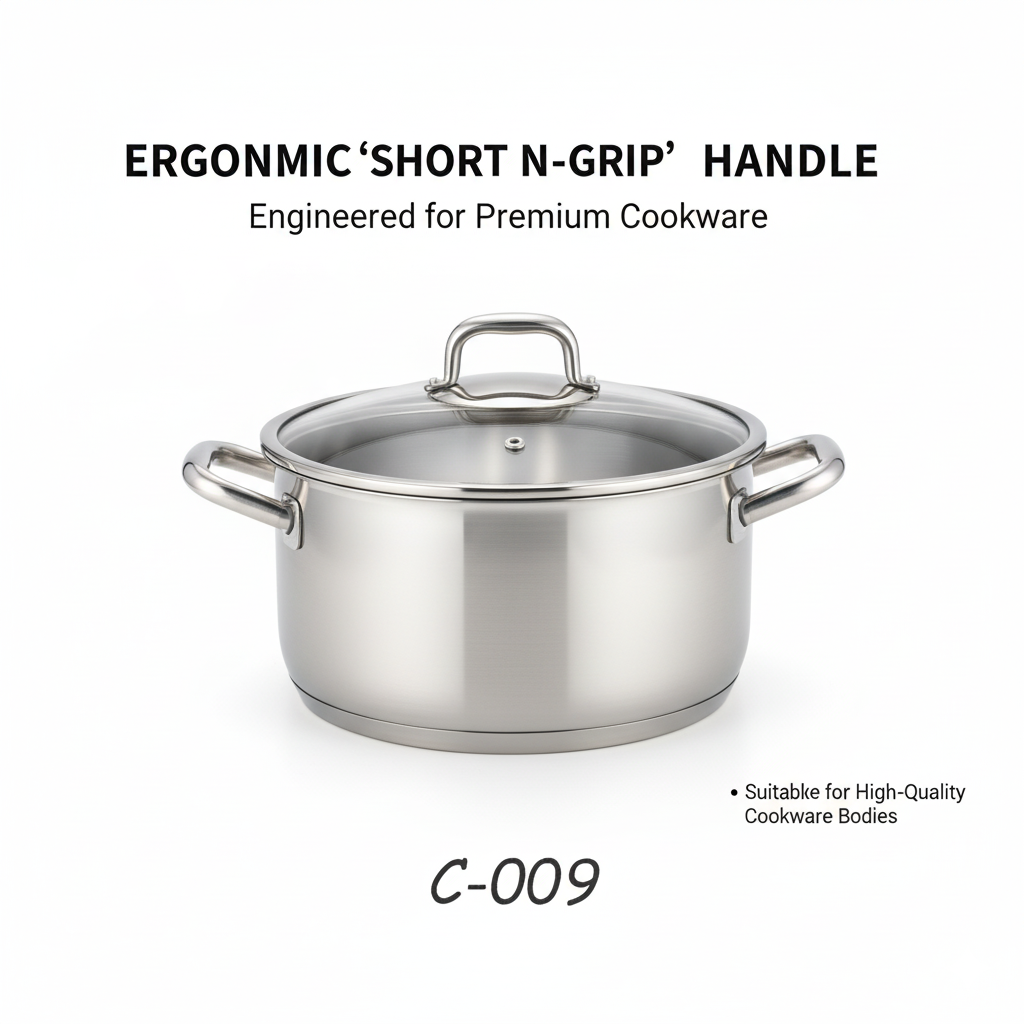 C-009 Hollow-Core Stainless Steel Side Loop Handles