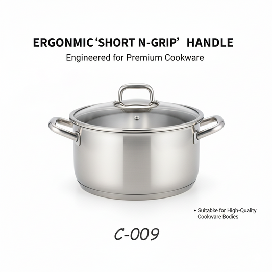 C-009 Hollow-Core Stainless Steel Side Loop Handles