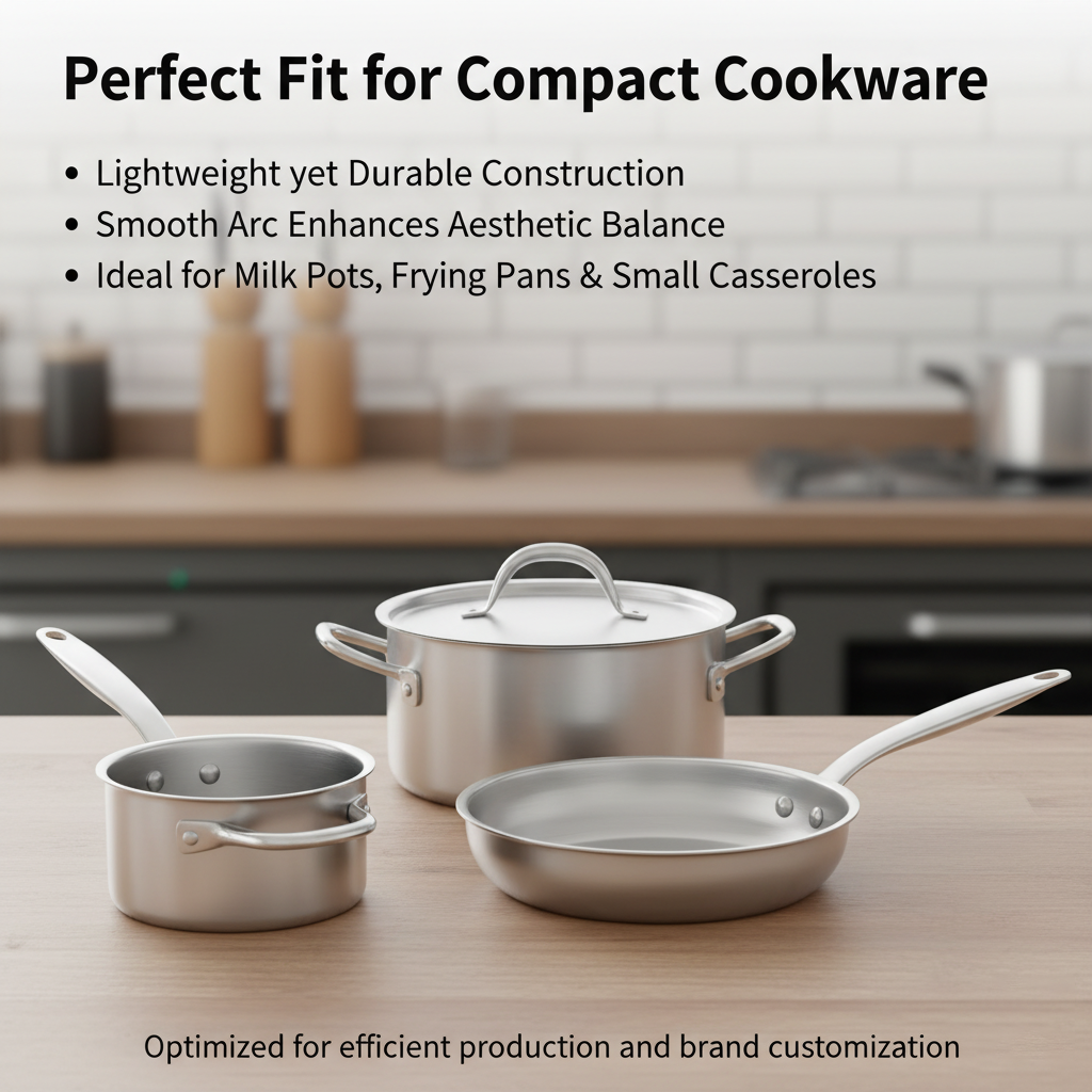 C-015 Stainless Steel Cookware Handle Set (Body Handle + Lid Knob)