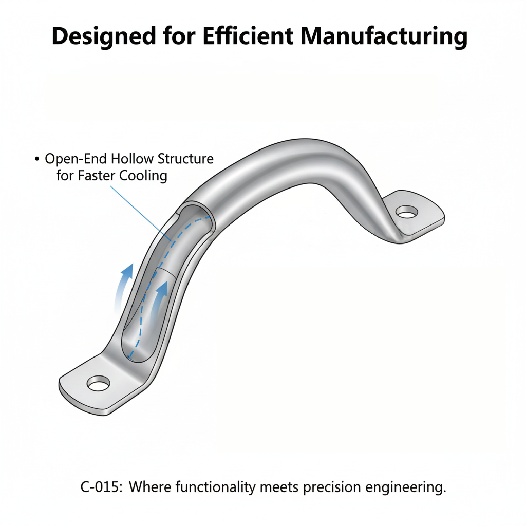 C-015 Stainless Steel Cookware Handle Set (Body Handle + Lid Knob)