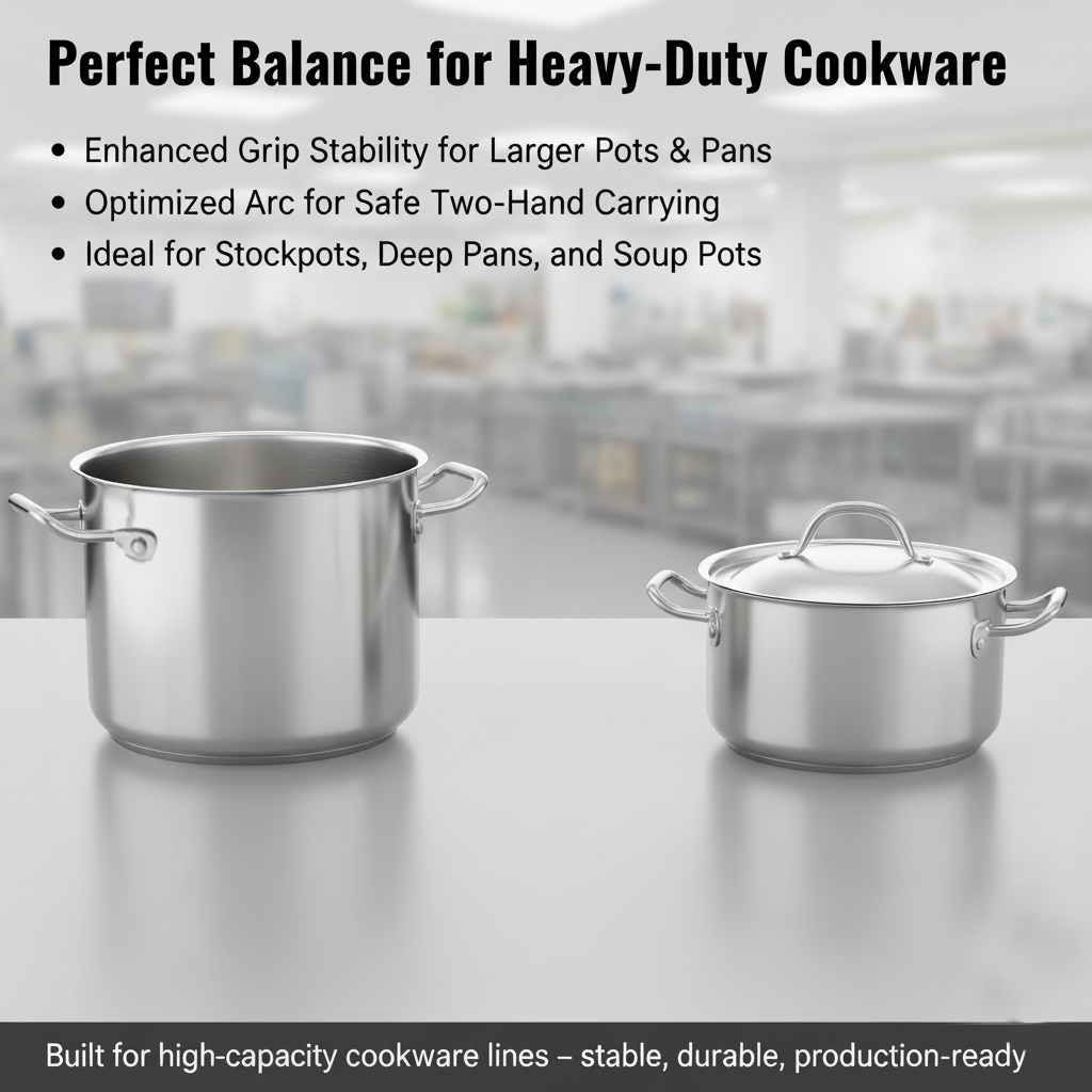 C-016 Stainless Steel Cookware Handle Set (Body Handle + Lid Knob)