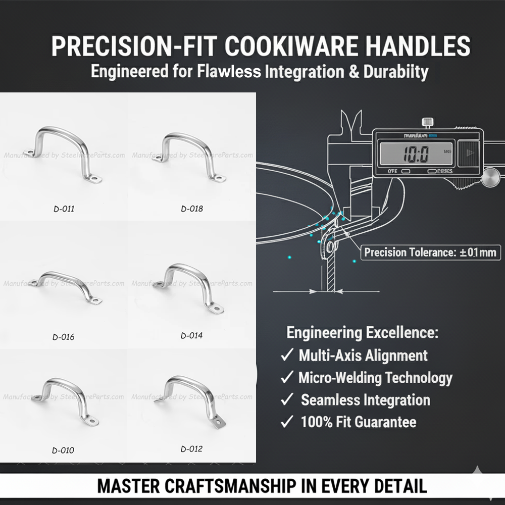 Horizon Square Grip Handle Series-Universal Stainless Steel Handles for Cookware, Cabinets & Doors