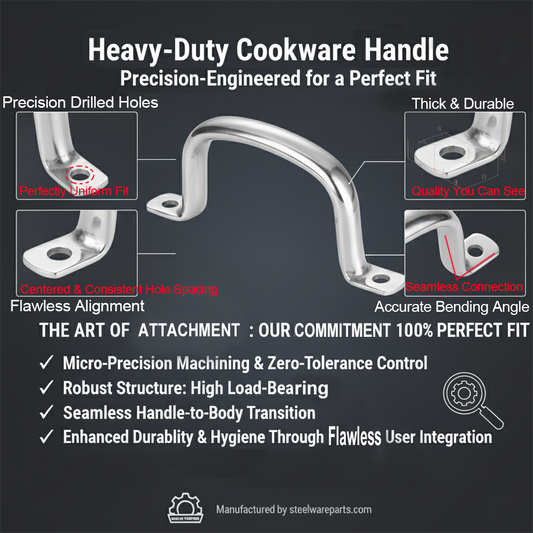 Horizon Square Grip Handle Series-Universal Stainless Steel Handles for Cookware, Cabinets & Doors
