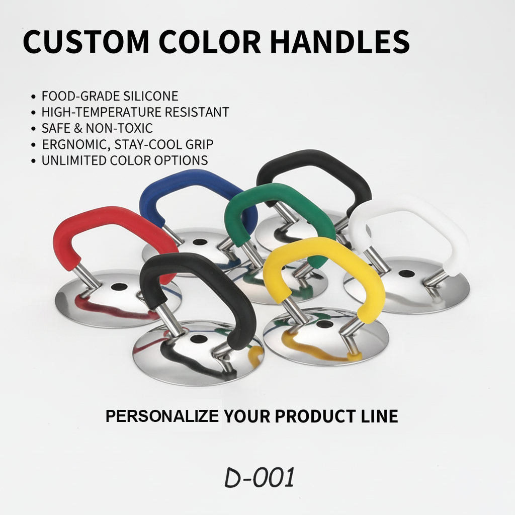 LineGrip Handle Series Stainless Steel Lid Knob for Cookware & Replacement Pot Lids