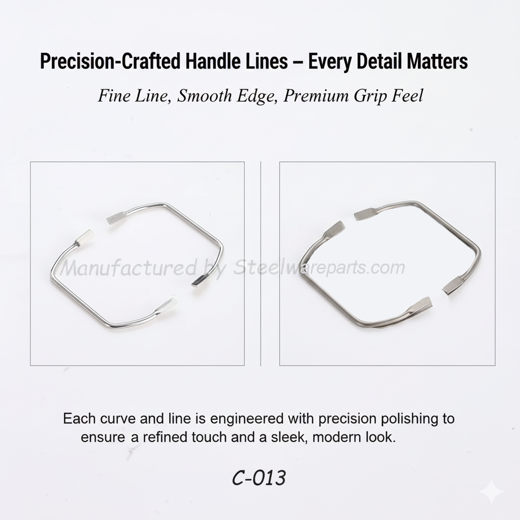 C-013 Linear Stainless Steel Handle