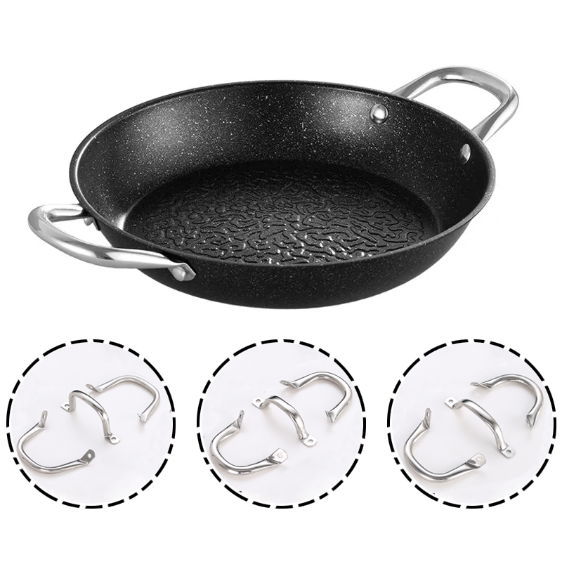Stainless Steel Side Loop Handles Collection for Cookware – Rivet or Weld-on Mount