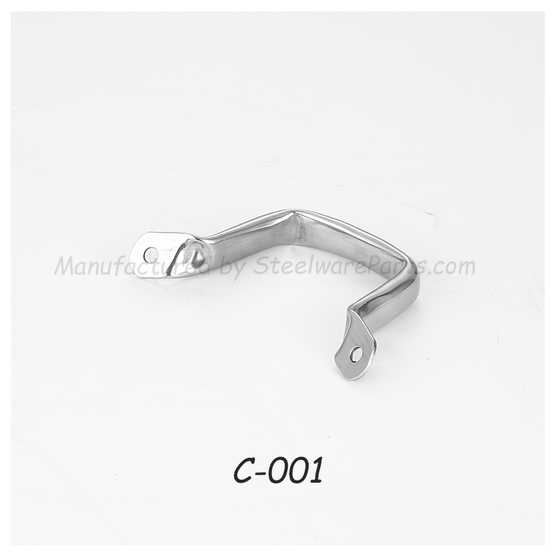 C-001 Hollow-Core Stainless Steel Side Loop Handles
