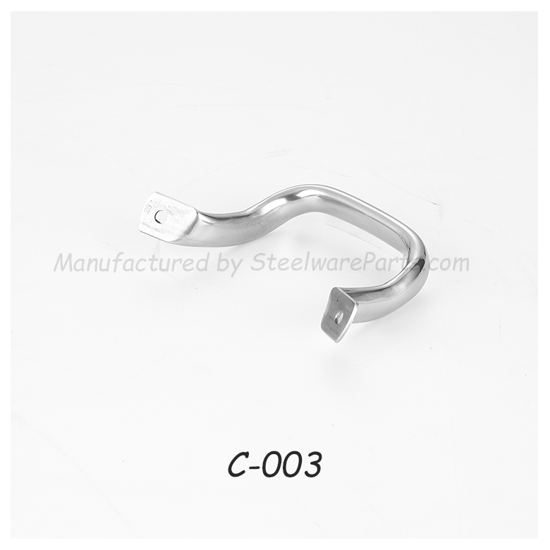 Stainless Steel Side Loop Handles Collection for Cookware – Rivet or Weld-on Mount