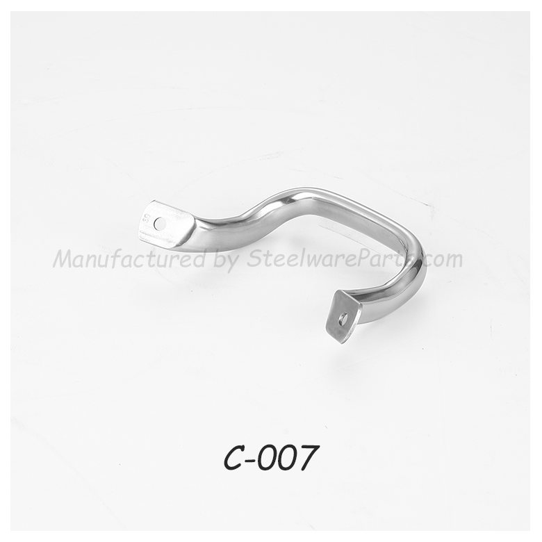 Stainless Steel Side Loop Handles Collection for Cookware – Rivet or Weld-on Mount