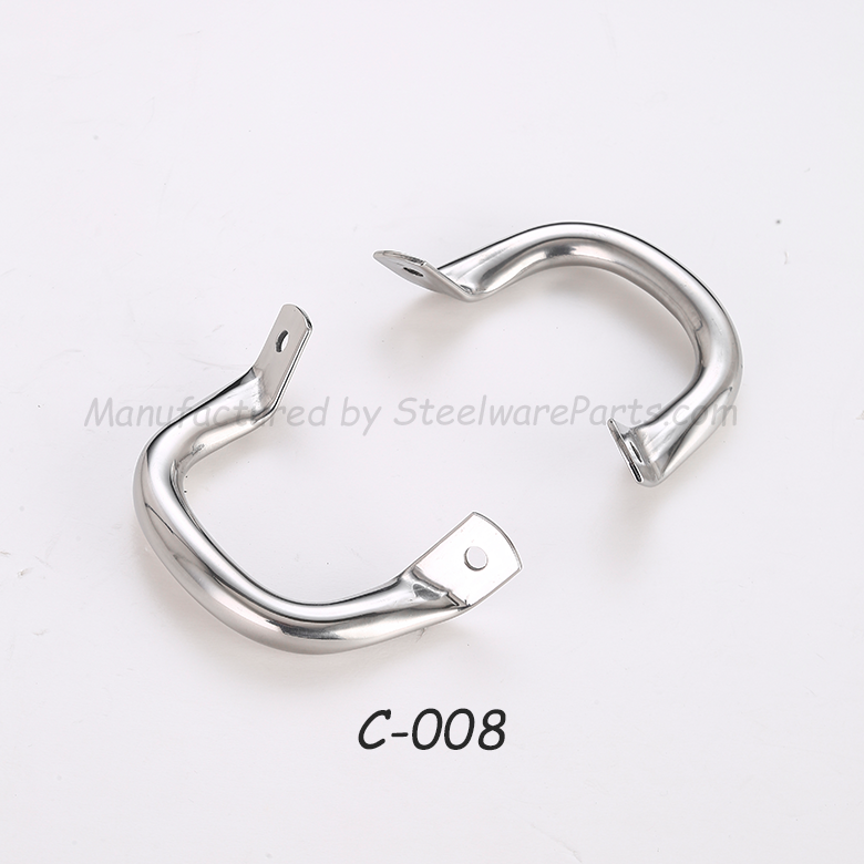 Stainless Steel Side Loop Handles Collection for Cookware – Rivet or Weld-on Mount