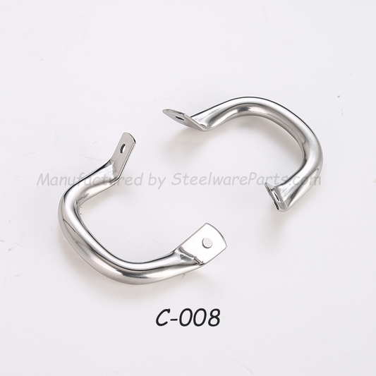 C-008 Hollow-Core Stainless Steel Side Loop Handles
