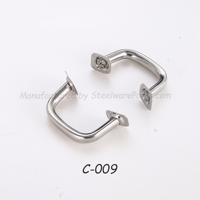 C-009 Hollow-Core Stainless Steel Side Loop Handles