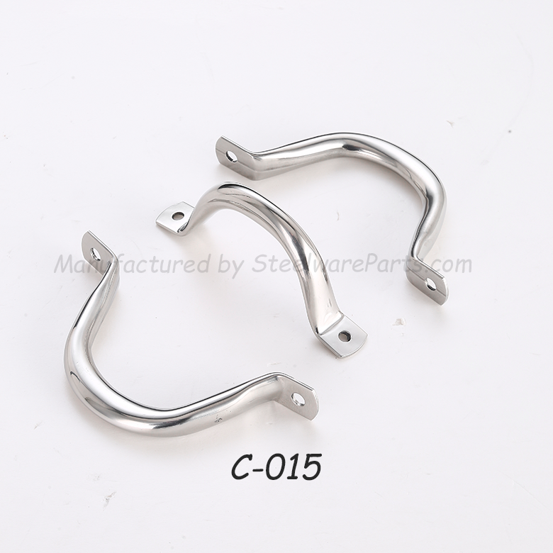 Handle Body Part C-015 Stainless Steel Cookware Handle Set (Body Handle + Lid Knob ...