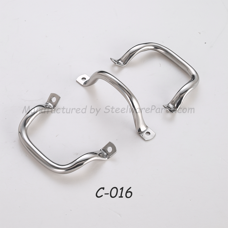 Stainless Steel Side Loop Handles Collection for Cookware – Rivet or Weld-on Mount