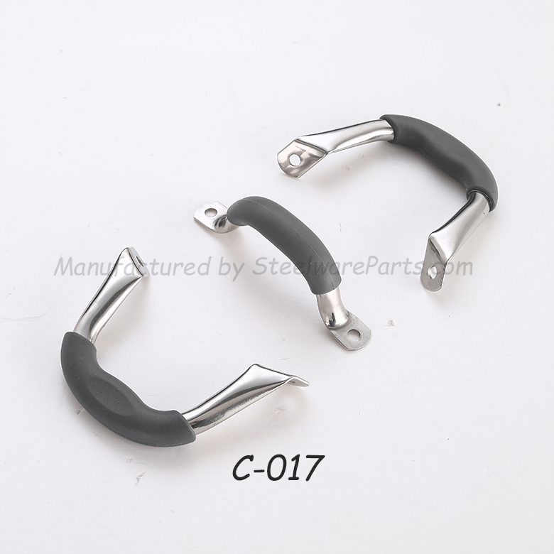 Stainless Steel Side Loop Handles Collection for Cookware – Rivet or Weld-on Mount