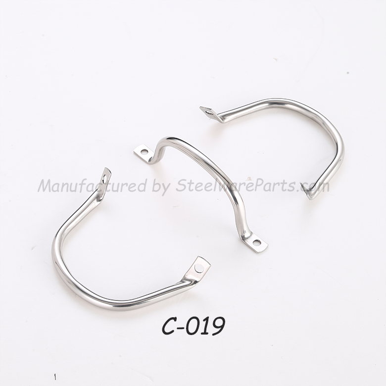 Stainless Steel Side Loop Handles Collection for Cookware – Rivet or Weld-on Mount