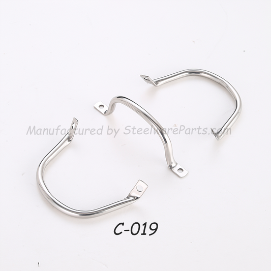 C-019 Thin Hollow Stainless Steel Cookware Handle Set (Body Handle + Lid Knob)