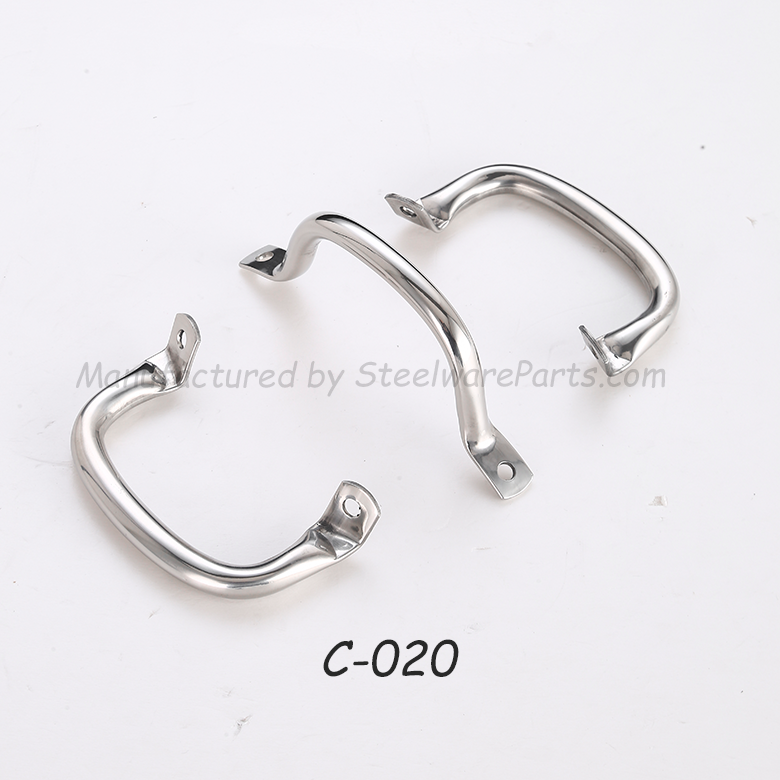 Stainless Steel Side Loop Handles Collection for Cookware – Rivet or Weld-on Mount
