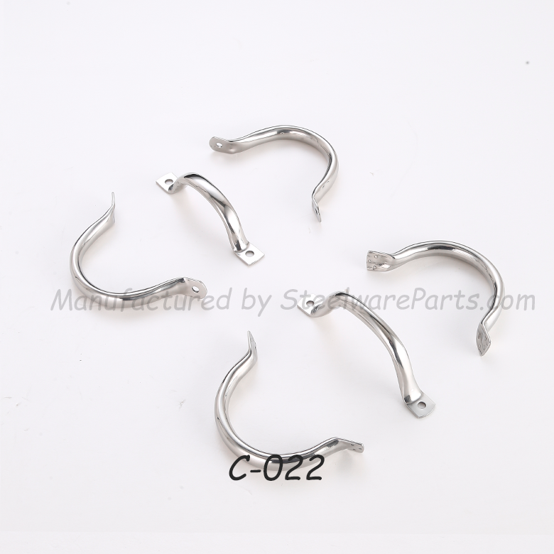 Stainless Steel Side Loop Handles Collection for Cookware – Rivet or Weld-on Mount