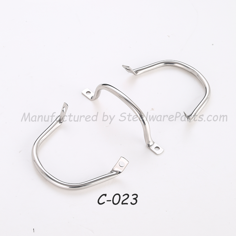 Handle Body Part C-023 Stainless Steel Cookware Handle Set (Body Handle + Lid Knob ...