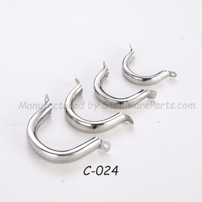 Stainless Steel Side Loop Handles Collection for Cookware – Rivet or Weld-on Mount