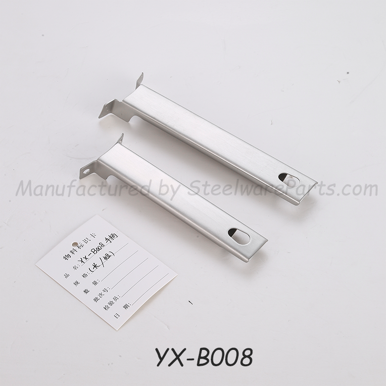 B-008 Square Tube Stainless Steel Handle – Durable, Heat-Resistant Design for Premium Cookware