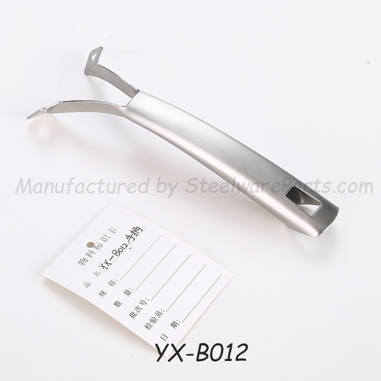 B-012 Hollow-Core Stainless Steel Cookware Ergonomic Handle-Forked (Split-End) Handles